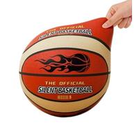 Silent Bounce - Pallone da basket con presa silenziosa, per allenamento al chiuso, design soft touch, attrezzatura sportiva con controllo migliorato, palla da gioco silenziosa per lo sviluppo delle