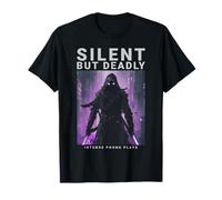 Silent But Deadly Urban Phonk Aesthetic Anime Moodwear Maglietta
