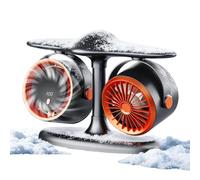 Silent Desk Fan - 5 Speeds Turbine, Adjustable USB Airplane-Shaped Unit