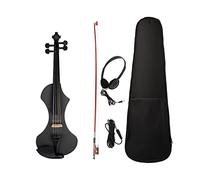 Silent Electric Violino 4/4 Borsa per il trasporto con Performance Professional Nero