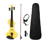 Silent Electric Violino 4/4 Borsa per il trasporto con prestazioni professionali giallo