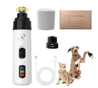Silent Groom Pro - Smerigliatrice per unghie per cani, Silent Groom Pro, tagliaunghie elettrico silenzioso per cani e gatti, senza fili, ricaricabile tramite USB, per animali domestici grandi e