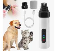 Silent Groom Pro - Tagliaunghie per cani, ricaricabile, ricarica USB, per animali domestici, con micro precisione, per la toelettatura delle zampe degli animali domestici (1 set)