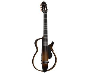 Silent Guitar SLG 200 N Tobacco Brown Sunburst Nylon - Chitarra classica 4/4