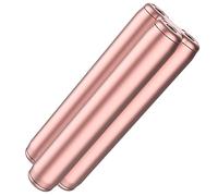 Silent hand-held fingertip roller, relieve stress and tension, portable, massage, comfortable (Rose gold)