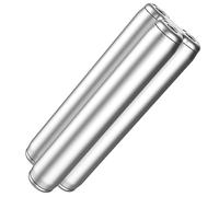 Silent hand-held fingertip roller, relieve stress and tension, portable, massage, comfortable (Silver)