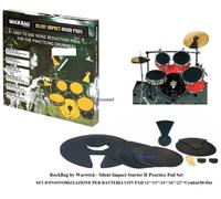 SILENT IMPACT RB22195 B STARTER II SET PAD INSONORIZZAZIONE SORDINE PER BATTERIA