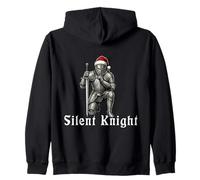 Silent Knight Medieval Renaissance Faire Christmas Felpa con Cappuccio