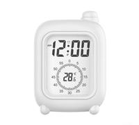 Silent Mini valigia Timer con funzione sveglia e display visivo perfetto per studio mirato (bianco)