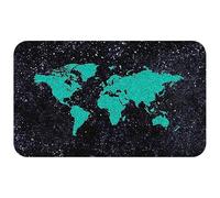 Silent Monsters Tappetino Mouse 24 x 20 cm piccolo, Mondo verde, Bordo tagliato al laser, Durevoli, antiscivolo e silenzioso, gioco, ufficio, casa, lavabile, arrotolabile, Tappetini Gaming Mousepad