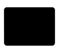 Silent Monsters Tappetino Mouse 36 x 25 cm, Nero, Bordo tagliato al laser, Durevoli, antiscivolo e silenzioso, gioco, ufficio, casa, lavabile, arrotolabile, Tappetini per il Gaming Mousepad