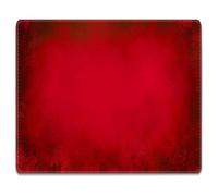 Silent Monsters Tappetino Mouse 36 x 25 cm rosso, con Bordo Cucito, Durevoli, antiscivolo e silenzioso, gioco, ufficio, casa, lavabile, arrotolabile, Tappetini per il Gaming Mousepad