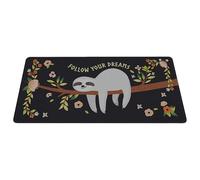 Silent Monsters Tappetino Mouse XXL 90 x 40 cm, Grande, Bradipo, con Bordo Cucito, Durevoli, antiscivolo e silenzioso, gioco, ufficio, casa, lavabile, arrotolabile, Tappetini per il Gaming Mousepad