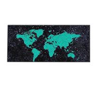 Silent Monsters Tappetino Mouse XXL 90 x 40 cm, Grande, Mondo verdecon Bordo Cucito, Durevoli, antiscivolo e silenzioso, gioco, ufficio, casa, lavabile, arrotolabile, Tappetini per il Gaming Mousepad