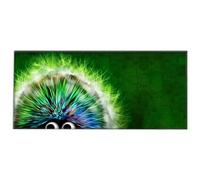 Silent Monsters Tappetino Mouse XXL 90 x 40 cm, Grande, Riccio verde, con Bordo Cucito, Durevoli, antiscivolo e silenzioso, gioco ufficio casa, lavabile, arrotolabile, Tappetini per il Gaming Mousepad