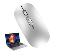 Silent Mouse Wireless 2.4G Wireless Voice Digitazione AI Mouse | Mouse traduttore portatile a 1600 dpi, clic silenzioso, riconoscimento vocale/ricerca/input, 28 lingue per PC portatile