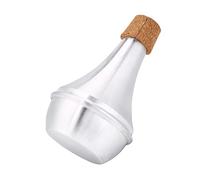 Silent Practice Trumpet for Brass Instruments - Aluminum Alloy Cup with Cork Liner, Fits Standard Trumpets & Cornets, Ideal Indoor Rehearsal and Noise-Sensitive Environments