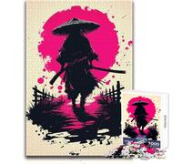 Silent Ronin Under The Blood Moon Puzzle da 1000 pezzi per adulti Gioco educativo per allenare la mente Regalo a sorpresa ideale per i propri cari Dimensioni 50x75cm