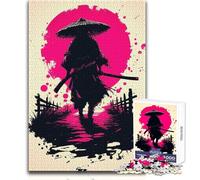 Silent Ronin Under The Blood Moon Puzzle per adulti 1000 pezzi Gioco educativo intelligente e divertente Ottimo regalo sentito e significativo Dimensioni 38x26cm