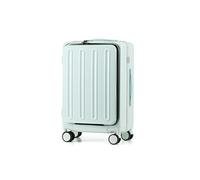 Silent Suitcase, Matte Scratch-Resistant 180 Front Opening Suitcase for Travel,Ocean Blue-20 Inches,t Green-20 Inches