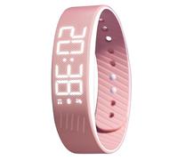 Silent Vibrating Alarm Wristband, Silent Wrist Shock Bands with Step Counter Pedometer Vibration Alarm Watch Rechargeable for Heavy Sleepers Students, Sports, Won‘t WKE Your Partner
