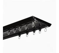 Silent Wheel Curtain Track Double Rail Room Divider per ospedale teatro docce loft camerini da 3 a 32 piedi regolabile appeso cubicolo tende.