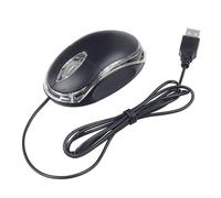 Silent wired mous_e - USB Computer Mous_e | Comodo impugnatura Ottica ergonomica USB cablata | Gioco portatile meccanico mous_e | Great Mous_e per la progettazione grafica adatta per computer e