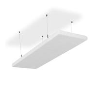 SILENT4® Panelli Fonoassorbenti Sofitto, 114x33x5cm, Pannello Fonoassorbente acustico, montaggio a adesivo e a vite, misurabile, migliore acustica della stanza grazie ai pannelli acustici