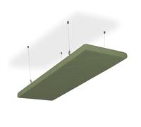 SILENT4® Panelli Fonoassorbenti Sofitto, 114x33x5cm, Pannello Fonoassorbente acustico, montaggio a adesivo e a vite, misurabile, migliore acustica della stanza grazie ai pannelli acustici