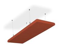 SILENT4® Panelli Fonoassorbenti Sofitto, 114x33x5cm, Pannello Fonoassorbente acustico, montaggio a adesivo e a vite, misurabile, migliore acustica della stanza grazie ai pannelli acustici