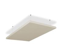 SILENT4® Panelli Fonoassorbenti Sofitto, 114x72x5cm, Pannello Fonoassorbente acustico, montaggio a adesivo e a vite, misurabile, migliore acustica della stanza grazie ai pannelli acustici