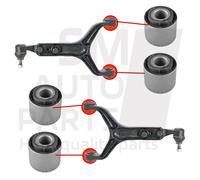 Silentbloc Braccio Sospensione Posteriore Alfa Romeo GTV 1994-2005 (Set di 4)