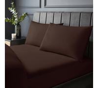 Silentnight Coppia di federe in puro cotone, lussuose e morbide al tatto, 200 fili, 100% cotone naturalmente traspirante, lavabili in lavatrice, colore: viola scuro, confezione da 2