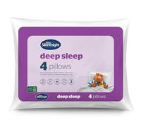 Silentnight Deep Sleep, Coppia di Cuscini, White, Confezione da 4