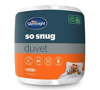 Silentnight So Snug 534215GE - Piumone per letto matrimoniale, 15 Tog, caldo, caldo, spesso, ipoallergenico e lavabile in lavatrice, colore: bianco