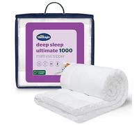 Silentnight Ultimate Deep Sleep - Coprimaterasso per Letto Super King Size, Spessore 10 cm, Morbido, con Cinghie Facili da Montare, ipoallergenico e Lavabile in Lavatrice, Super King Size, 200 x 180