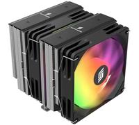 Silentware Titan Radiatore CPU, a doppia torre, 6 heatpipes in rame, 2x ventole PWM da 120 mm con cuscinetti idro, illuminazione A-RGB, compatibile con Intel LGA 115X/1200/1700/1851 e AMD AM4/AM5