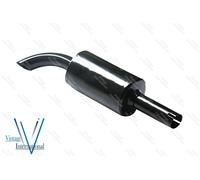 Silenz. Scarico Verticale Mini Nero Smaltato Compatibile Ford 3600 3610