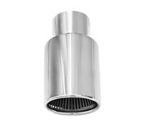 Silenziatore 1 pz universale in acciaio inox terminale di scarico marmitta in acciaio opaco ugello decorativo per auto tubo di scappamento Tubo scarico modificato(ID60MM OD114)