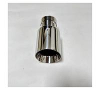 Silenziatore 1 tubo di scarico in acciaio inox 304 con foro di uscita per tromba di coda, diametro grande 89 mm, 101 mm, 114 mm Tubo scarico modificato(77mm-114mm)