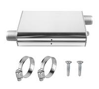 Silenziatore, 24 mm Silenziatore Riscaldamento da pavimento in lega di alluminio, accessori per riscaldamento a pavimento, riscaldamento diesel, silenziatore per sistemi di scarico auto