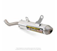 Silenziatore 304 alluminio spazzolato / tappo in acciaio inox Yamaha YZ250