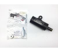 SILENZIATORE ALLUMINIO ANODIZZATO NERO OMOLOGATO LML STAR 2T 125/150