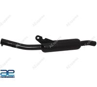 Silenziatore Angolare + Nero Per Reale Enfield Classico 350 500 Uce S2u