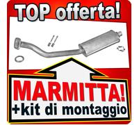 Silenziatore Anteriore per CITROEN BERLINGO PEUGEOT PARTNER 1.9 D dal 2002
