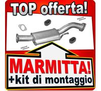 Silenziatore Anteriore per MITSUBISHI PAJERO 2.8 TD LWB 04.1994-02.2002 Marmitta