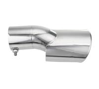 Silenziatore Auto 1 pz. Terminale di Scarico per Auto Adatto per Accessori Esterni Honda Civic. Terminale di Scarico Posteriore. Silenziatore Scarico Auto(Silver)
