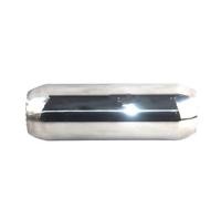 Silenziatore Auto Accessori per Auto Tubo di Scarico in Acciaio Inossidabile per Auto collegato al silenziatore Centrale 51 mm 63 mm 76 mm Silenziatore Scarico Auto(250mmx63mm)