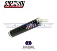 53612HF - Terminale Scarico Giannelli STREET 2T Carbonio Derbi GPR 125