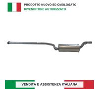 SILENZIATORE CENTRALE 1303456 PER FORD FOCUS II C-MAX VOLVO V50 C30 S40 II MAZDA